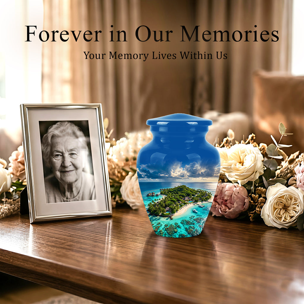 Beach Urns For Human Ashes - Custom Eternal Peaceful Tribute Urns