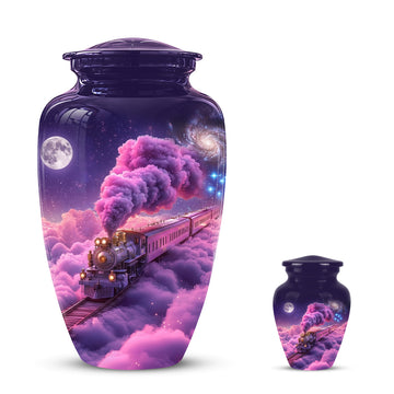 10 inch Large Urn with 1 Keepsake 3 inch