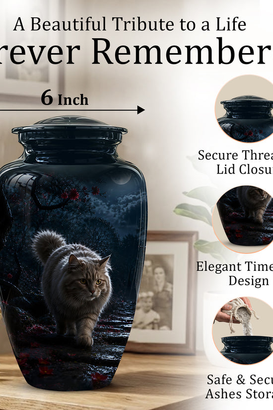 Custom Cat Cremation Urn - Handcrafted Pet Memorial Urns For Ashes