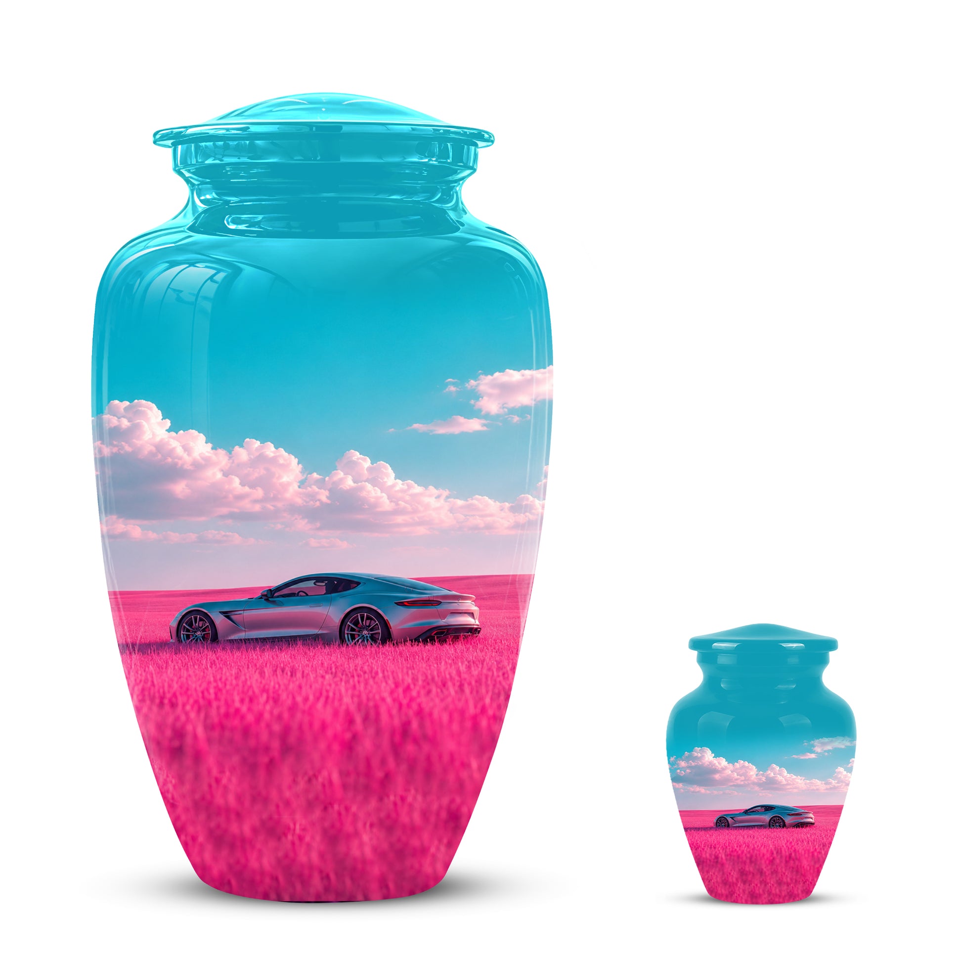 Personalized Sports Car Funeral Urn - Elegant Urns For Car Enthusiast