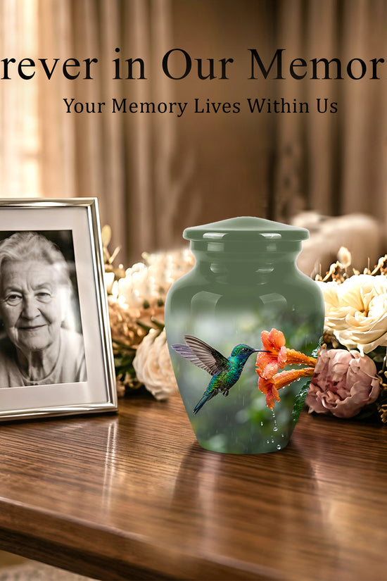 Hummingbird Memorial Urn for Ashes – Nature Inspired Design On Sale