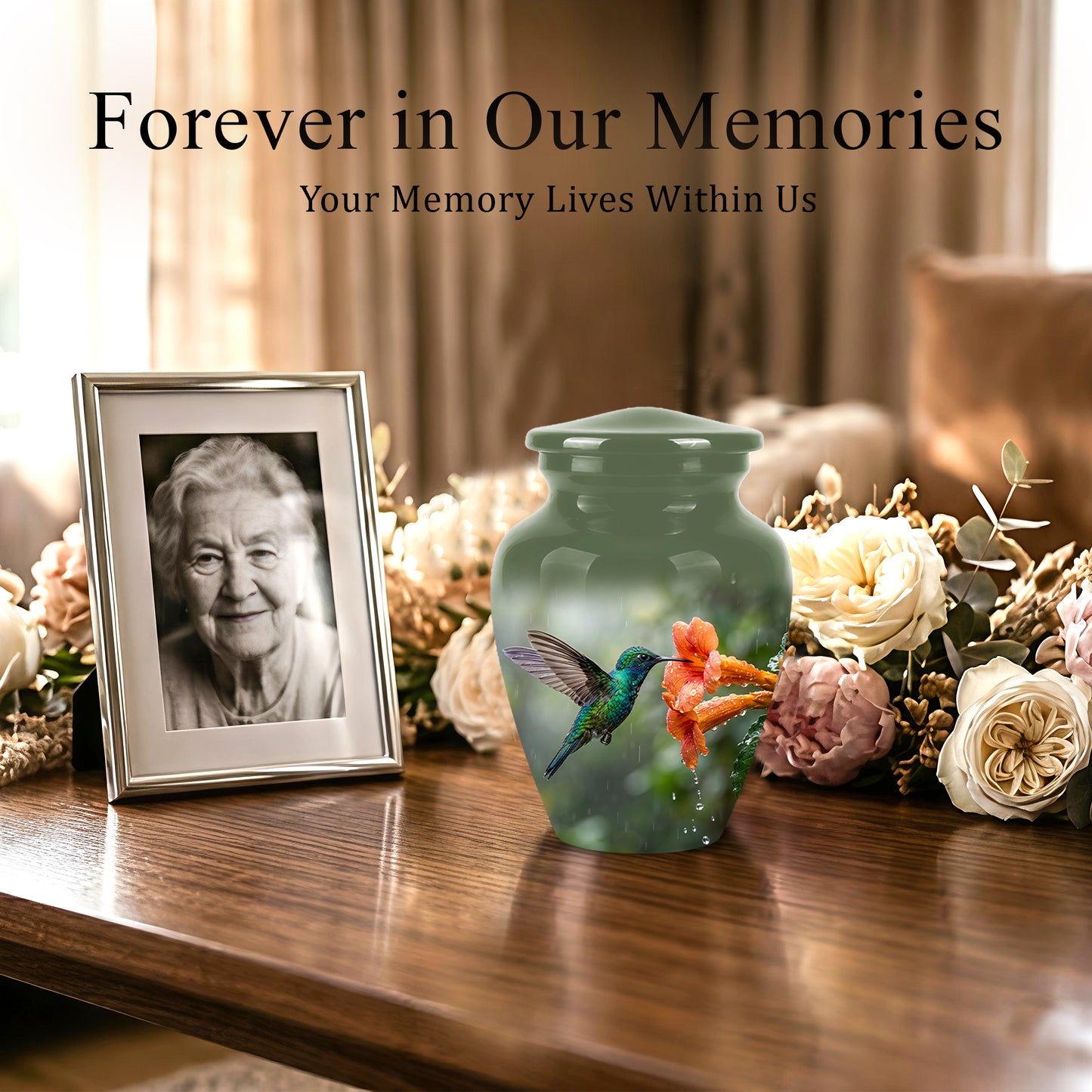 Hummingbird Memorial Urn for Ashes – Nature Inspired Design On Sale