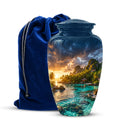 Beach Urns For Ashes - Sunset Scenic Memorial Urns For Nature Lovers
