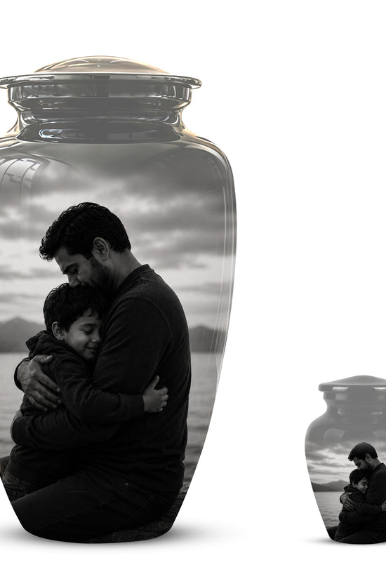 Personalized Father Cremation Urn - Memorial Tribute Urns For Fathers