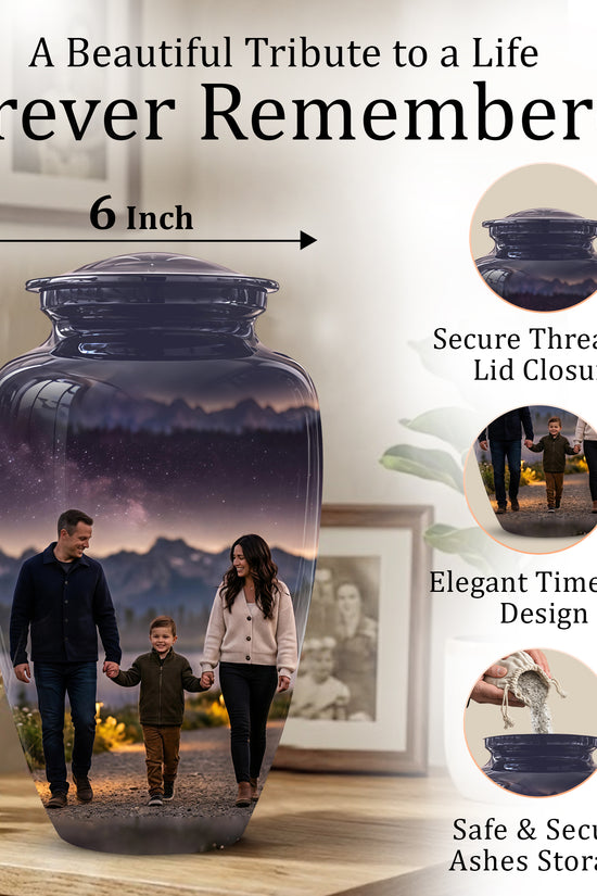 Father, Son & Mother Memorial Urn - Beautiful Tribute Urns For Loved Ones