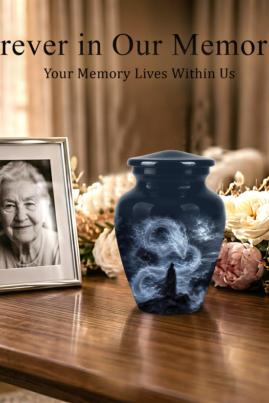 Dragon Cremation Urn - Mythical Dragon Memorial Urns For Human Ashes