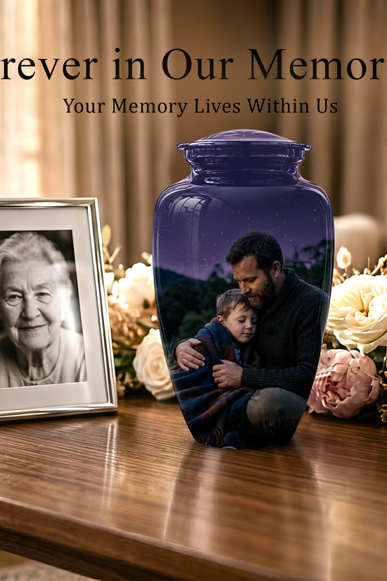 Father & Son Eternal's Love - Personalized Memorial Urns For Loved Ones Ashes