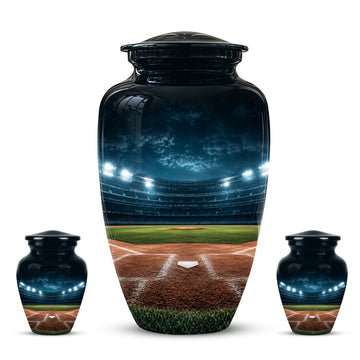 10 inch Large Urn with 2 Keepsake 3inch