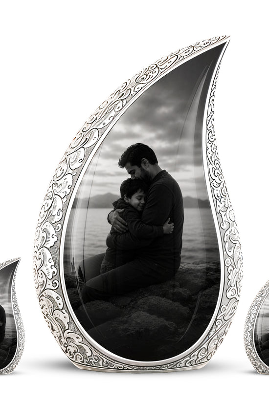 Personalized Father Cremation Urn - Memorial Tribute Urns For Fathers