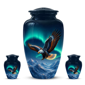 10 inch Large Urn with 2 Keepsake 3inch