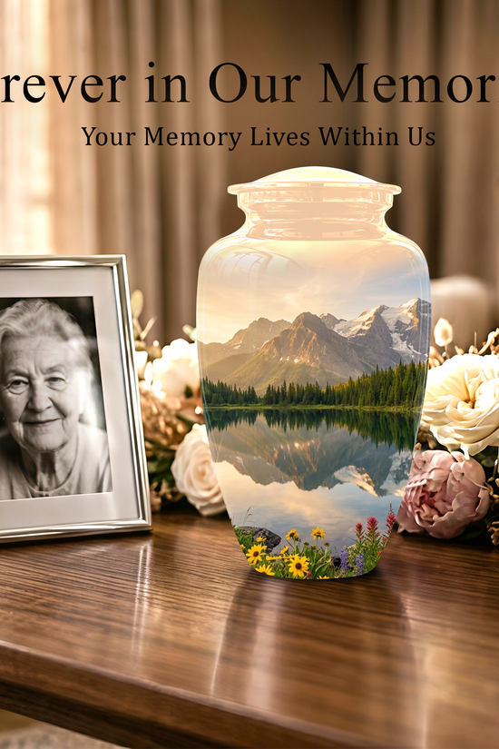 Mountain Cremation Urns For Ashes - Beautiful Funeral Urns For Nature Lovers