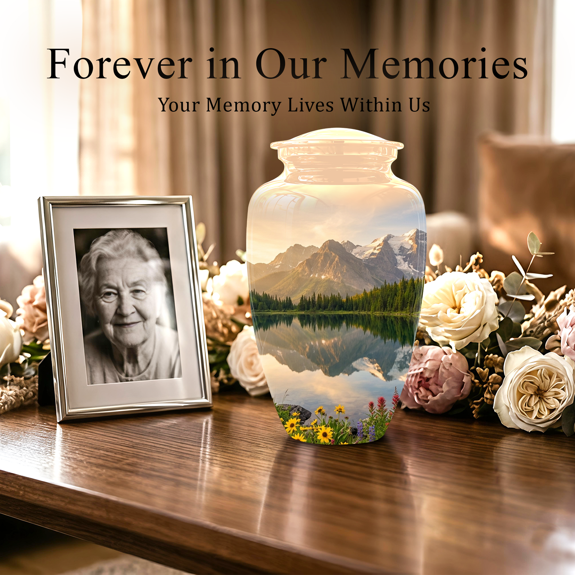 Mountain Cremation Urns For Ashes - Beautiful Funeral Urns For Nature Lovers