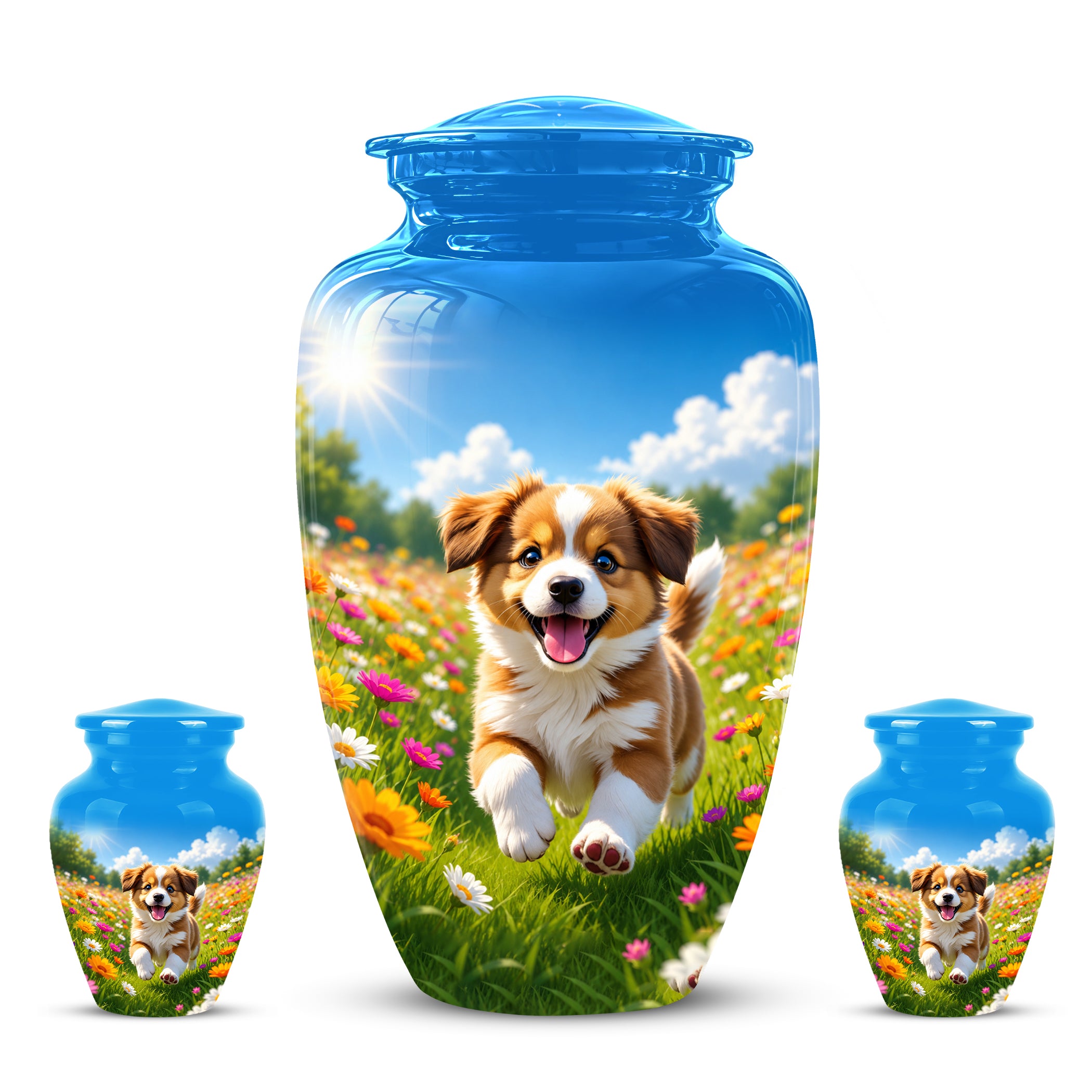 Personalized Dog Cremation Urn - Handcrafted Memorial Urns For Pet Ashes