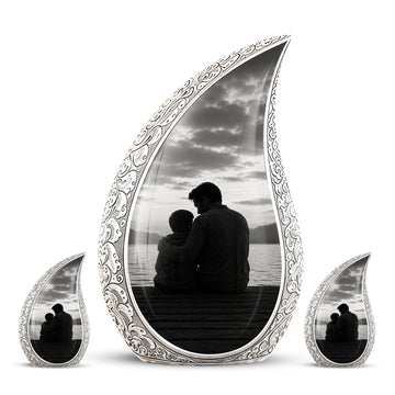 10 inch Large Urn with 2 Keepsake 3inch