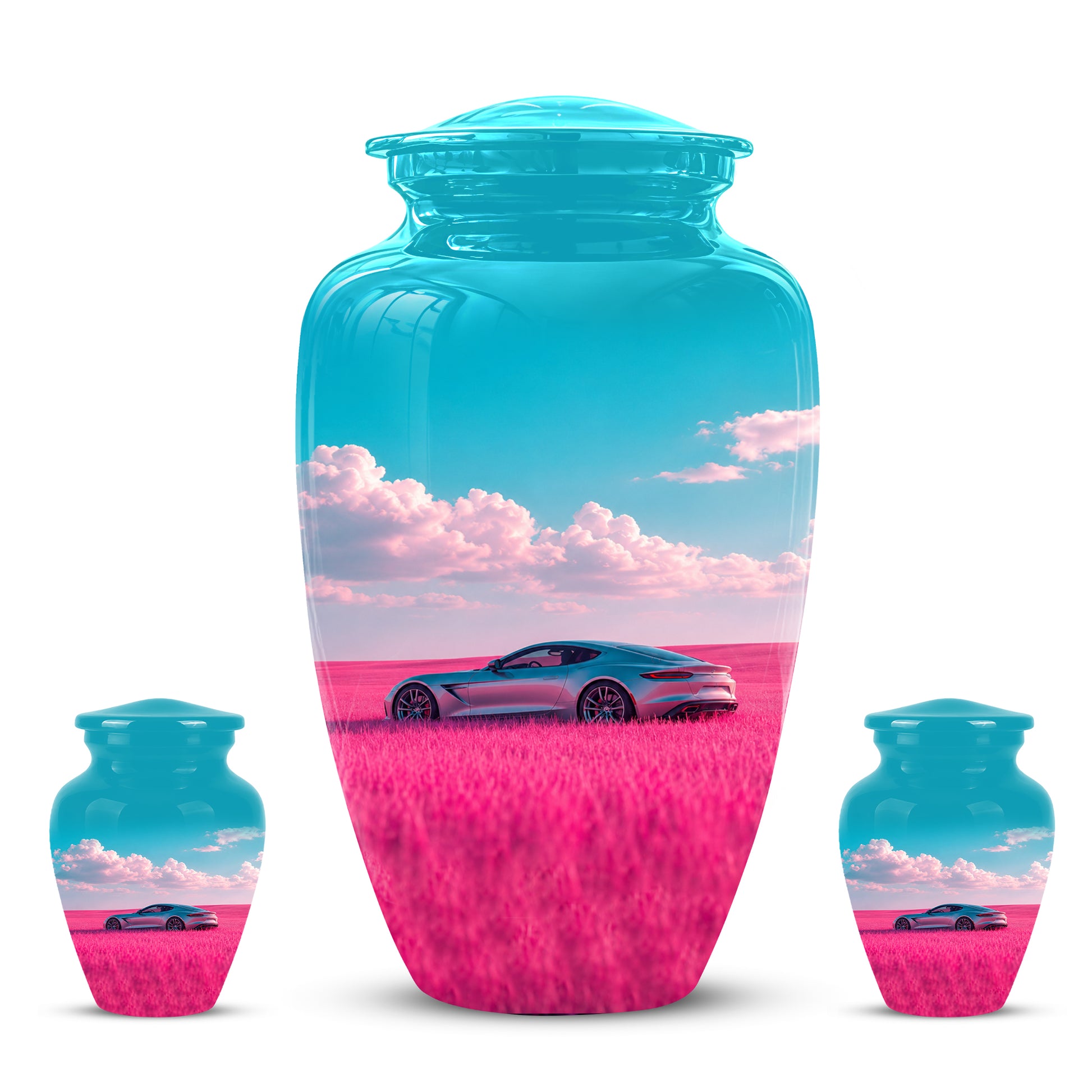 Personalized Sports Car Funeral Urn - Elegant Urns For Car Enthusiast
