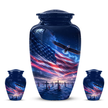 10 inch Large Urn with 2 Keepsake 3inch