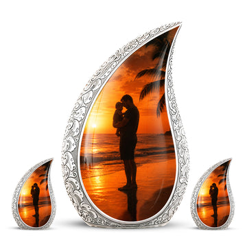 10 inch Large Urn with 2 Keepsake 3inch