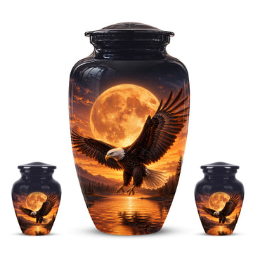 10 inch Large Urn with 2 Keepsake 3inch
