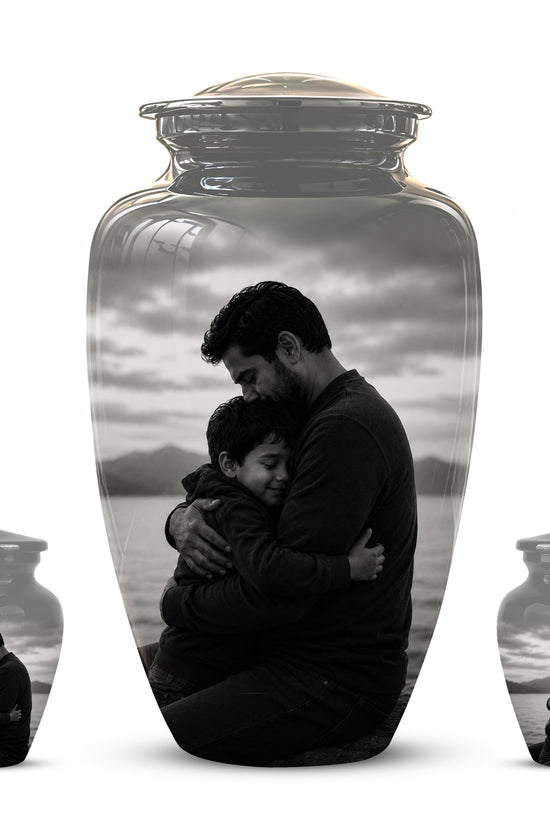Personalized Father Cremation Urn - Memorial Tribute Urns For Fathers