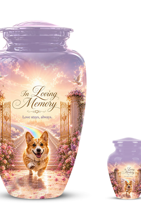 Pet Dog Memorial Urn – Personalized Dog Cremation Urn for Pets Ashes