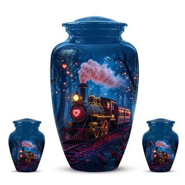 10 inch Large Urn with 2 Keepsake 3inch