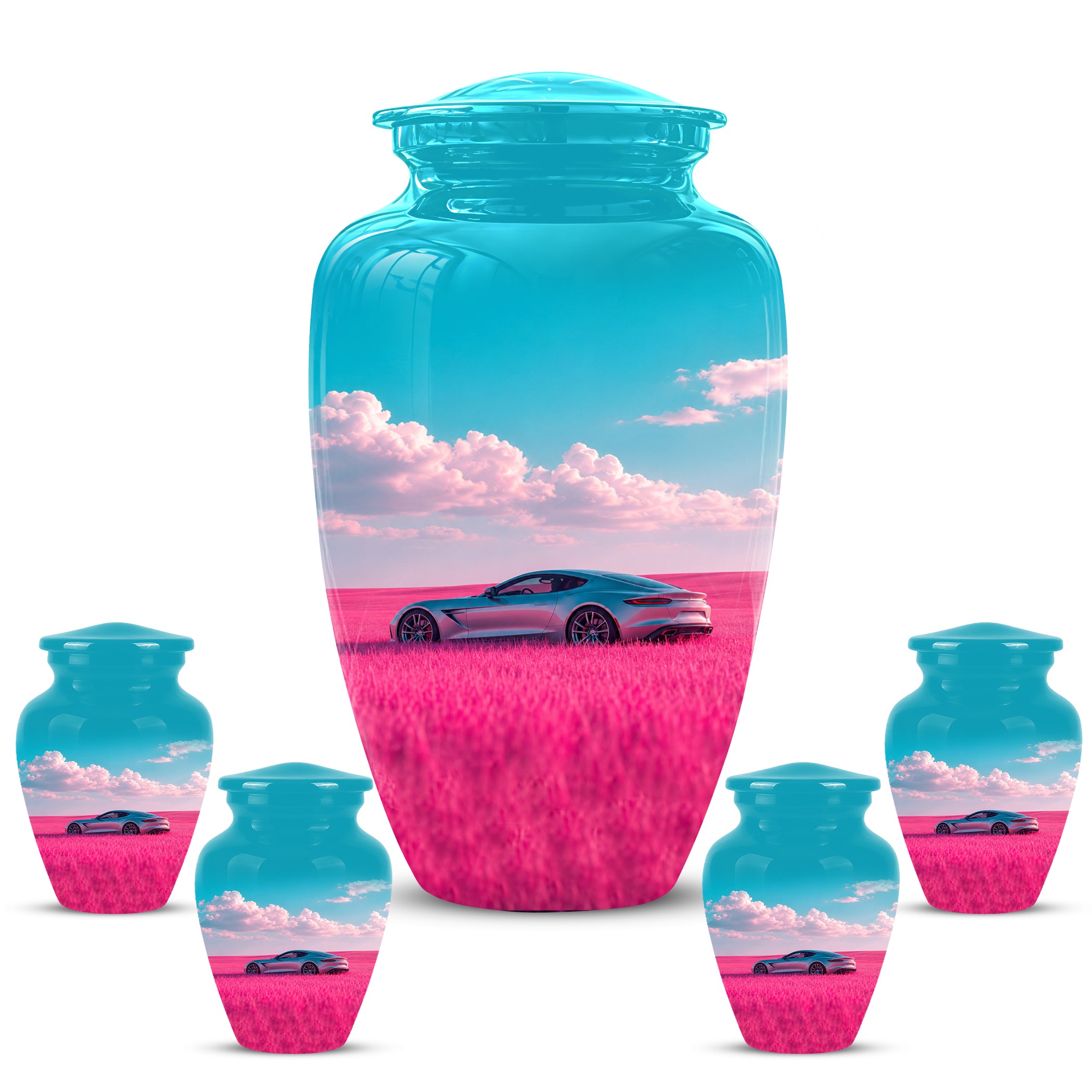 Personalized Sports Car Funeral Urn - Elegant Urns For Car Enthusiast