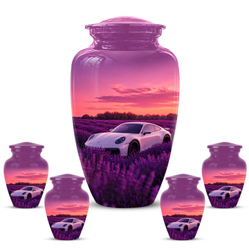 10 inch Large Urn with 4 Keepsake 3 inch