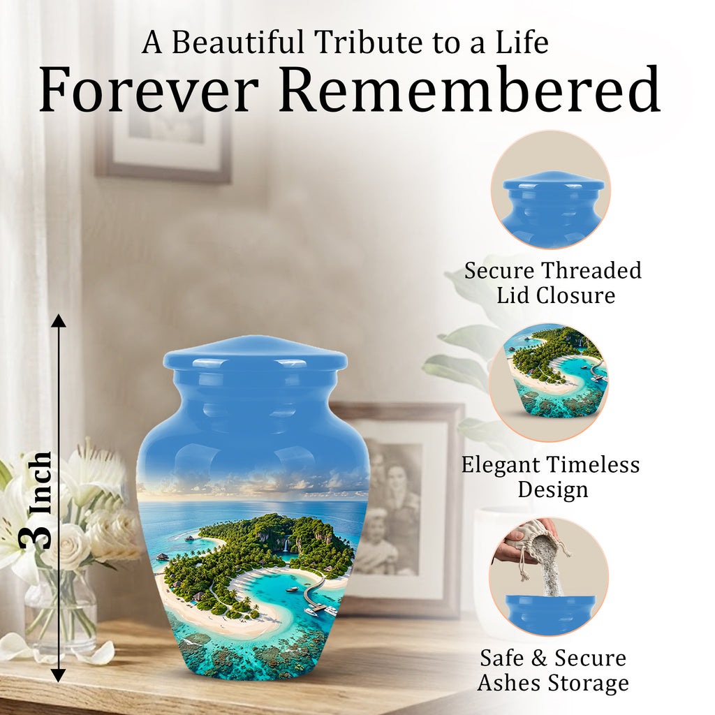 Beach Memorial Urns For Human Ashes - Custom Handmade Urns For Ashes