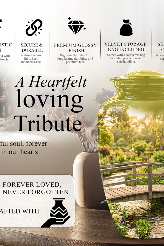 Beautiful Cremation Urns For Nature Lovers - Bridge Scenic Burial Urns