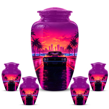 10 inch Large Urn with 4 Keepsake 3 inch