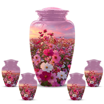10 inch Large Urn with 4 Keepsake 3 inch