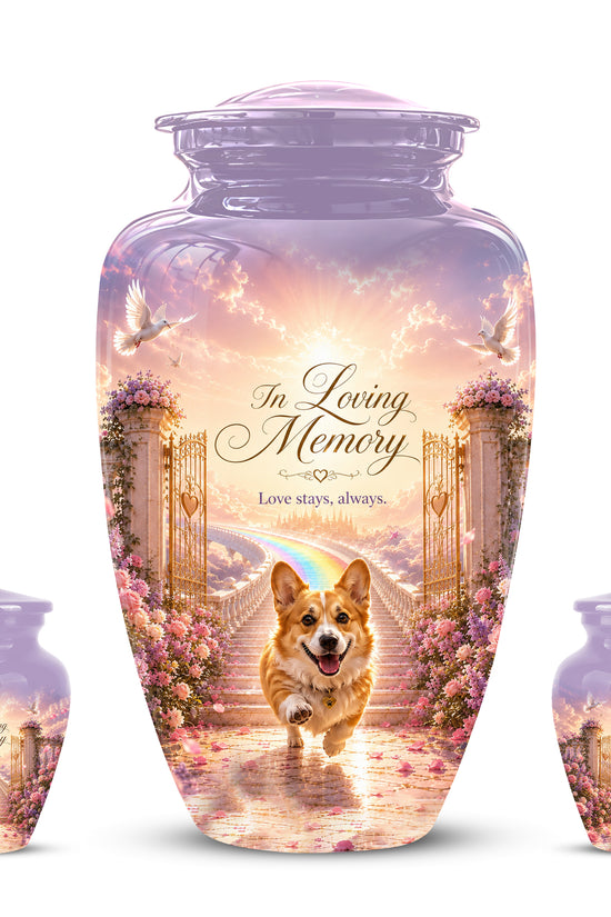 Pet Dog Memorial Urn – Personalized Dog Cremation Urn for Pets Ashes
