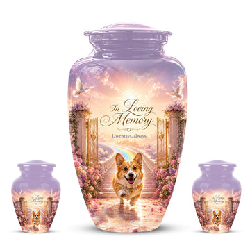 10 inch Large Urn with 2 Keepsake 3inch