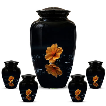 10 inch Large Urn with 4 Keepsake 3 inch