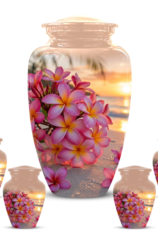 Personalized Flower Cremation Urn - Premium Adult Memorial Urn On Sale