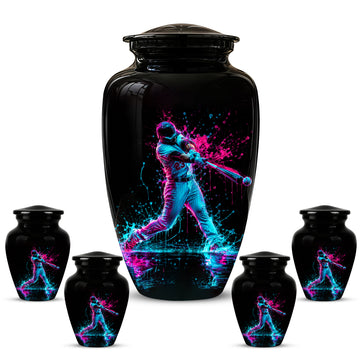 10 inch Large Urn with 4 Keepsake 3 inch