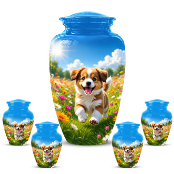 10 inch Large Urn with 4 Keepsake 3 inch