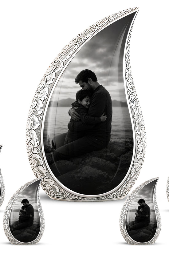 Personalized Father Cremation Urn - Memorial Tribute Urns For Fathers