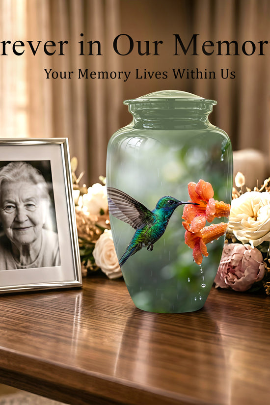 Hummingbird Memorial Urn for Ashes – Nature Inspired Design On Sale