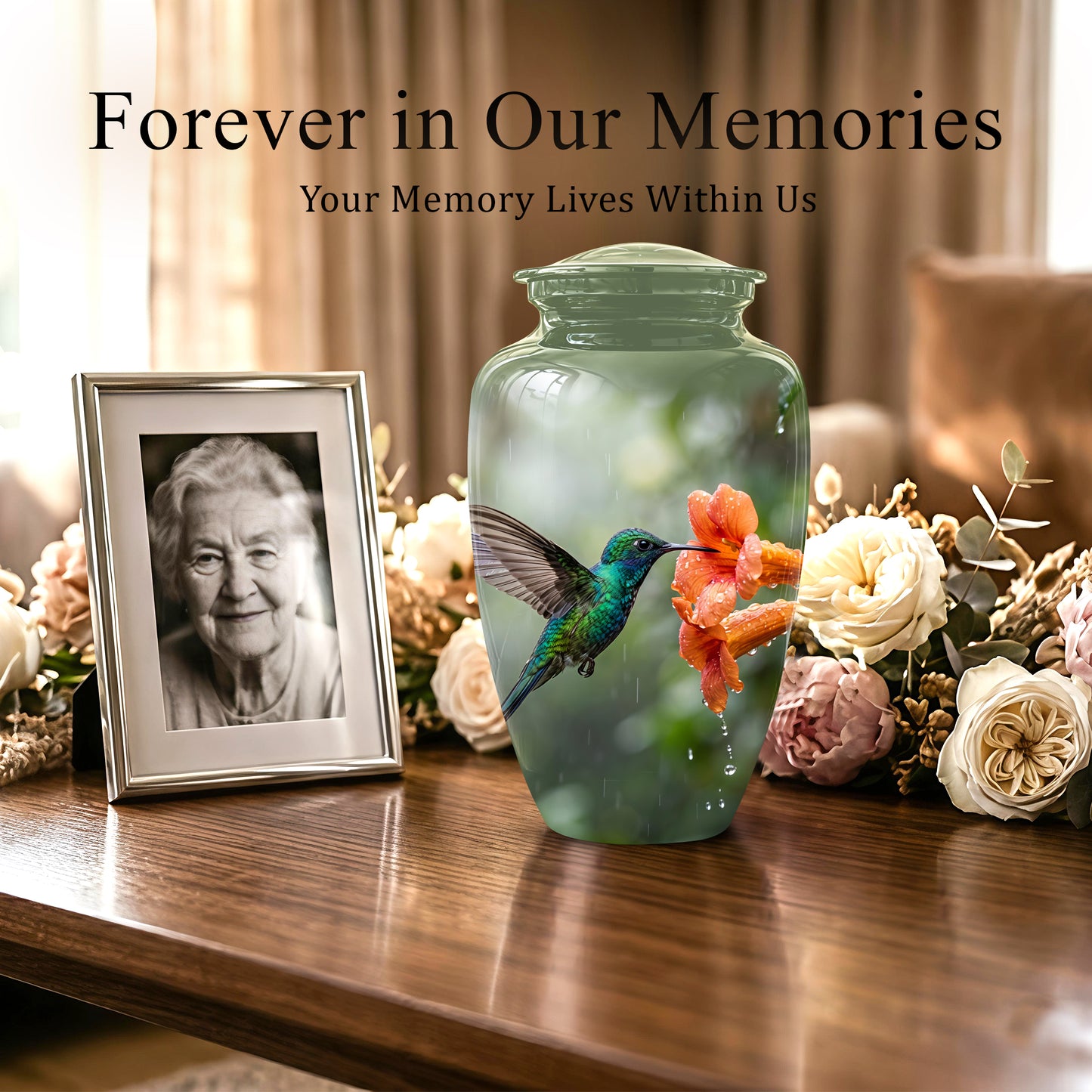 Hummingbird Memorial Urn for Ashes – Nature Inspired Design On Sale