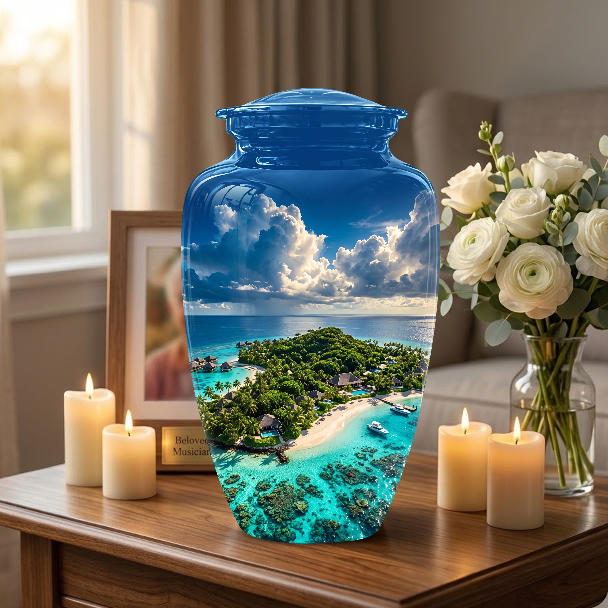 Beach Urns For Human Ashes - Custom Eternal Peaceful Tribute Urns