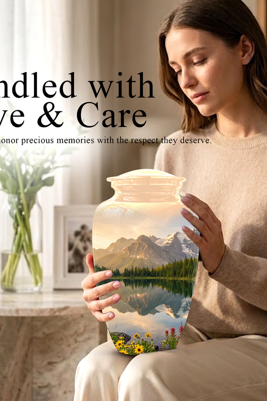 Mountain Cremation Urns For Ashes - Beautiful Funeral Urns For Nature Lovers