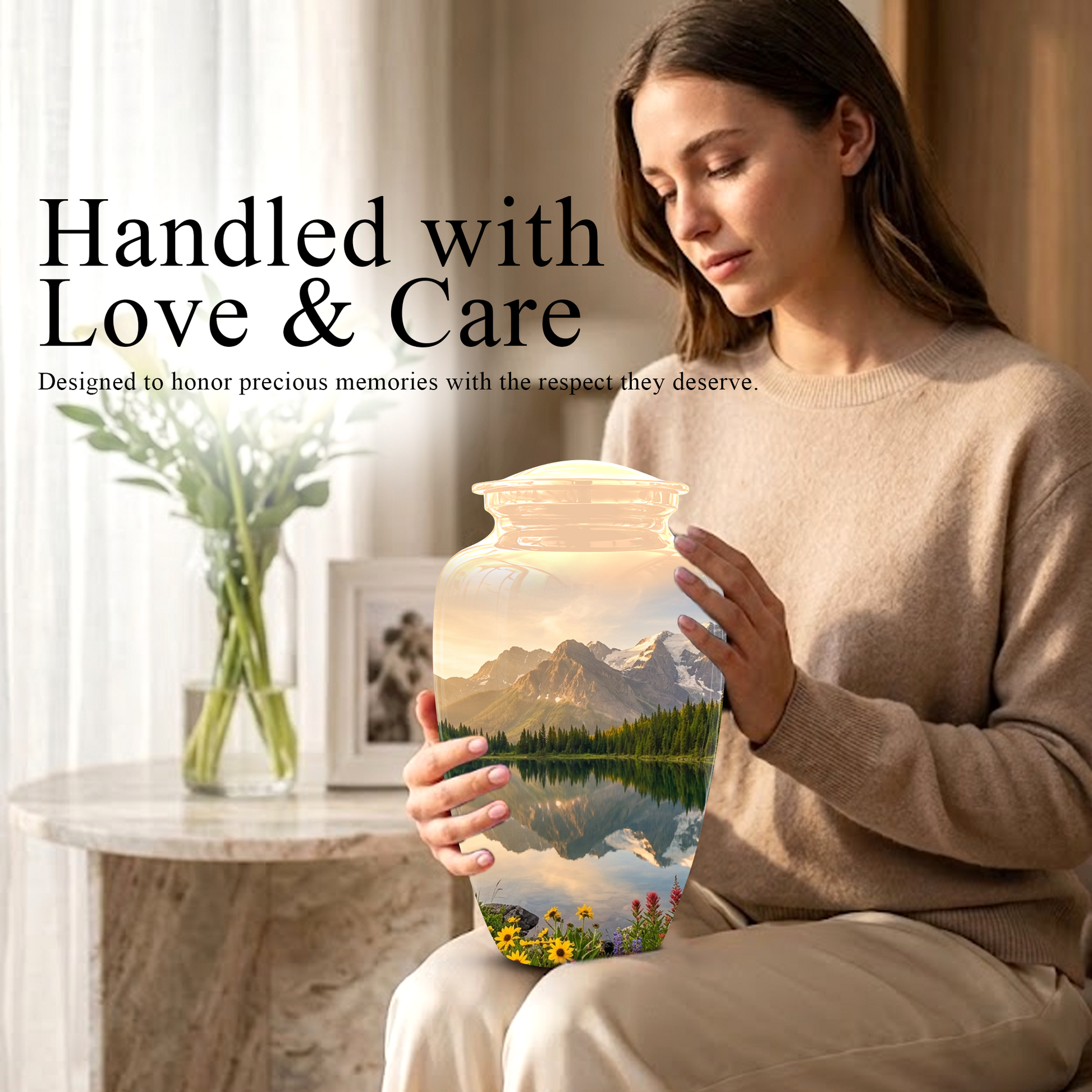 Mountain Cremation Urns For Ashes - Beautiful Funeral Urns For Nature Lovers