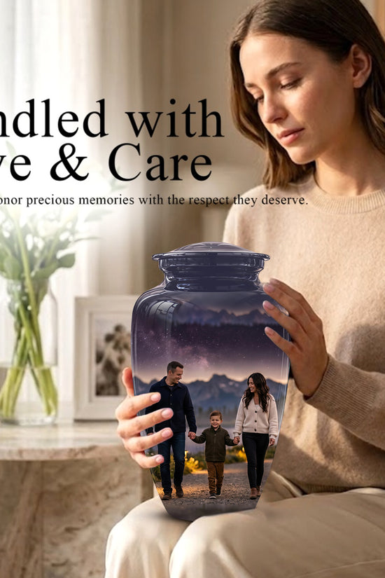 Father, Son & Mother Memorial Urn - Beautiful Tribute Urns For Loved Ones