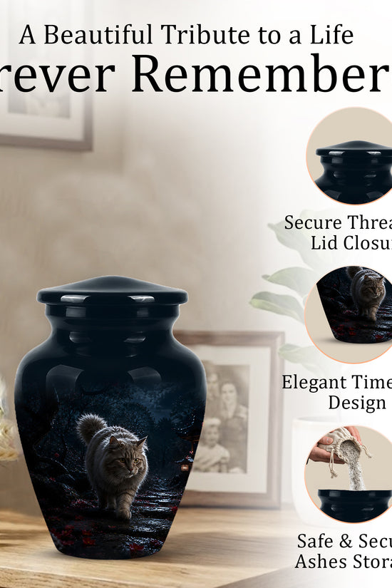 Custom Cat Cremation Urn - Handcrafted Pet Memorial Urns For Ashes