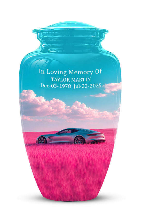 Personalized Sports Car Funeral Urn - Elegant Urns For Car Enthusiast