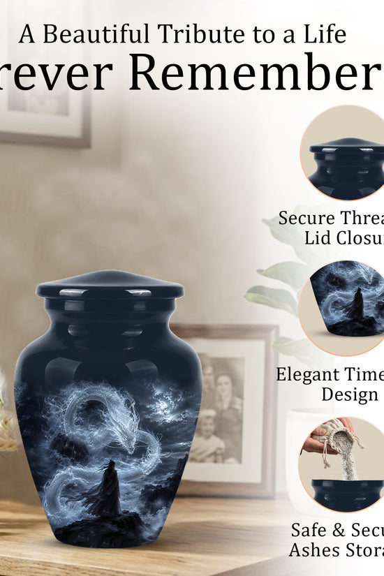 Dragon Cremation Urn - Mythical Dragon Memorial Urns For Human Ashes