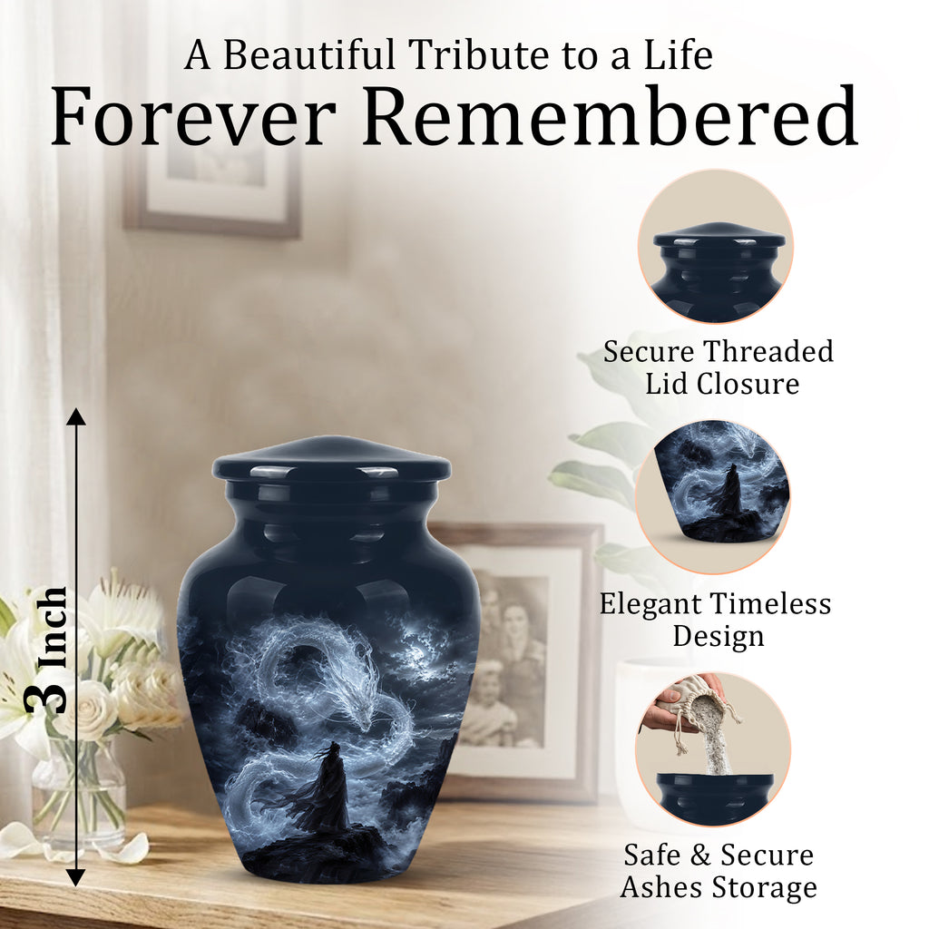 Dragon Cremation Urn - Mythical Dragon Memorial Urns For Human Ashes