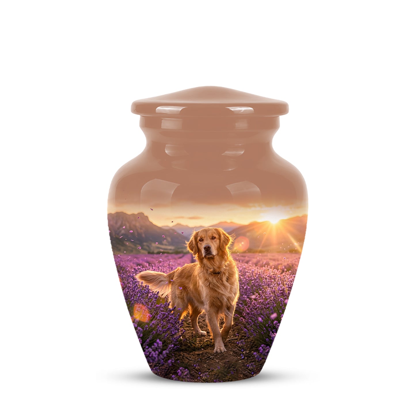 Golden Retriever Memorial Urn - Eternal Resting Urn For Pet Dog Ashes