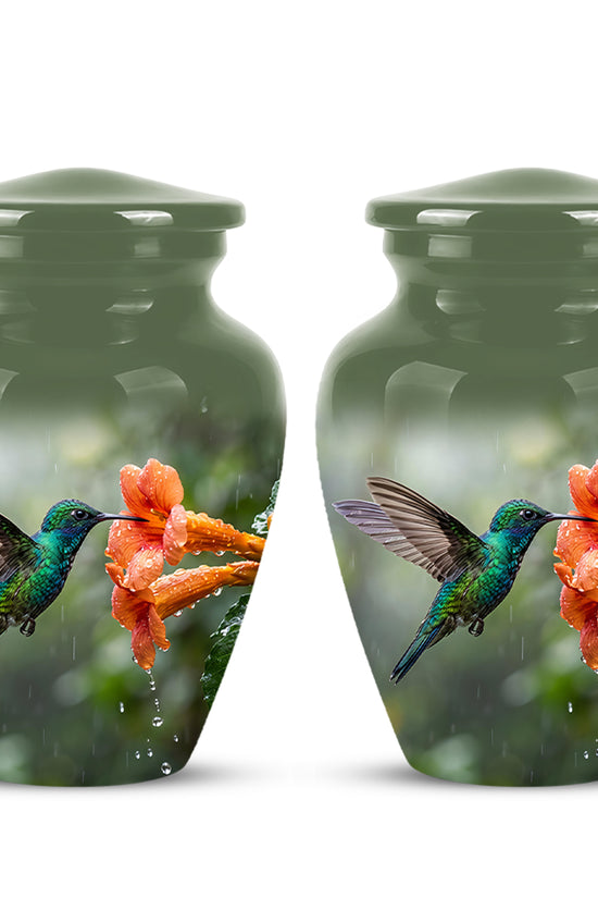 Hummingbird Memorial Urn for Ashes – Nature Inspired Design On Sale